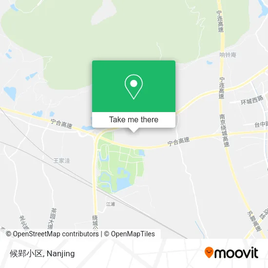 候郢小区 map