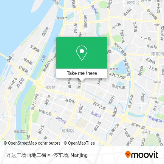 万达广场西地二街区-停车场 map
