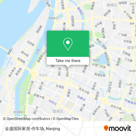 金盛国际家居-停车场 map