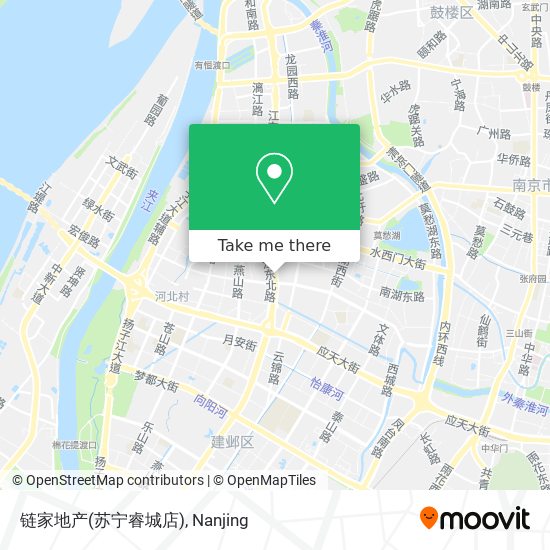 链家地产(苏宁睿城店) map
