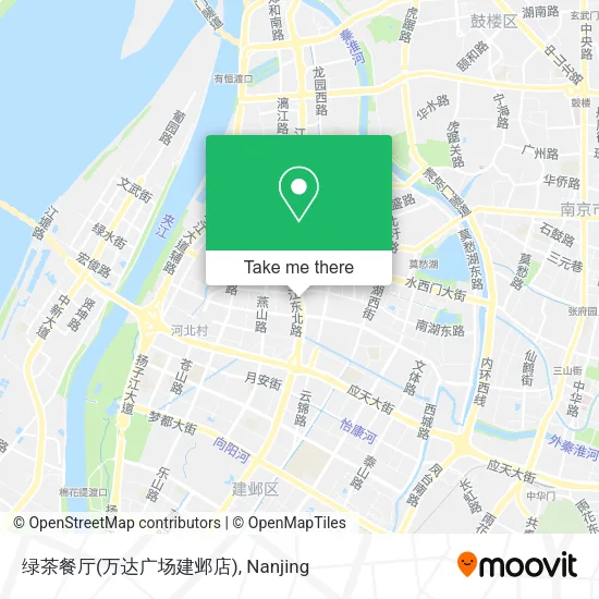 绿茶餐厅(万达广场建邺店) map