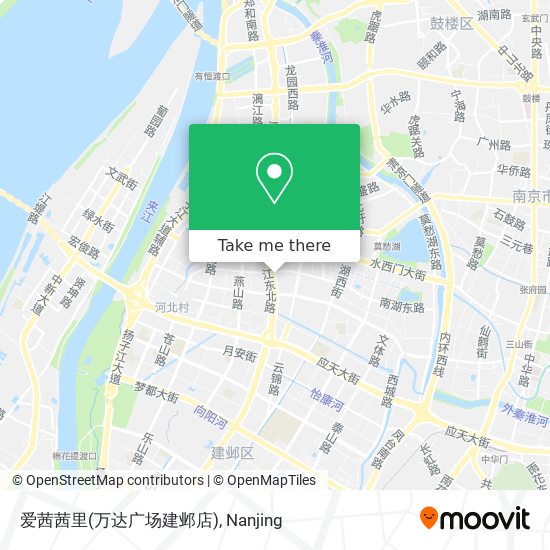 爱茜茜里(万达广场建邺店) map