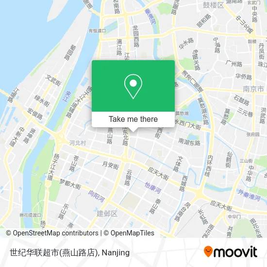 世纪华联超市(燕山路店) map