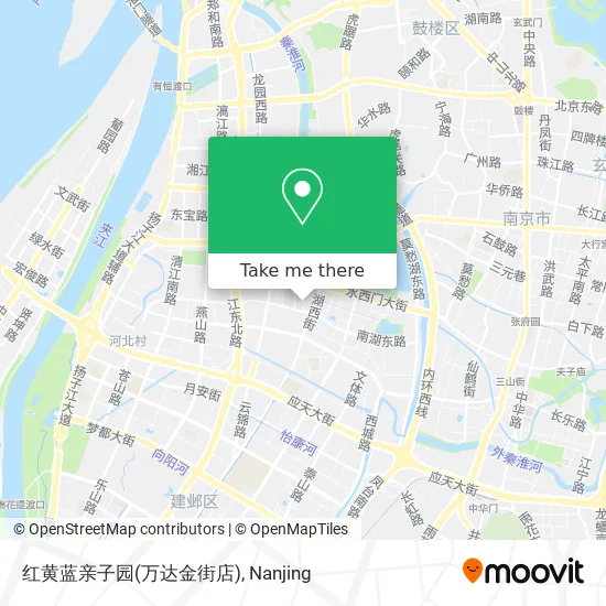 红黄蓝亲子园(万达金街店) map