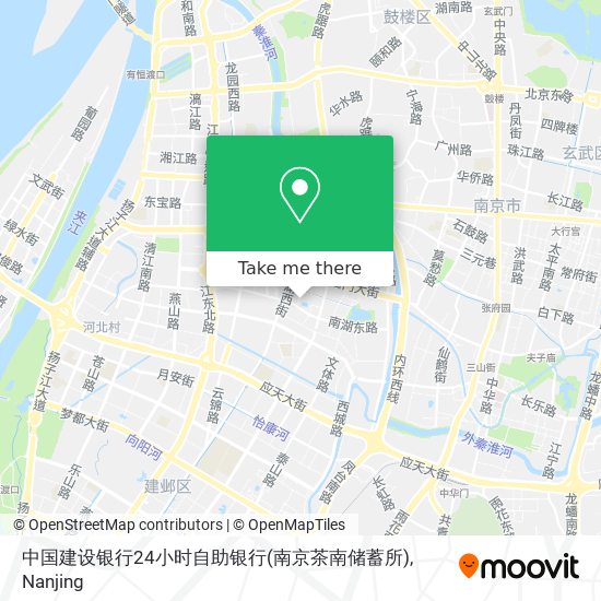 中国建设银行24小时自助银行(南京茶南储蓄所) map