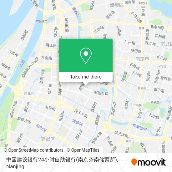 中国建设银行24小时自助银行(南京茶南储蓄所) map