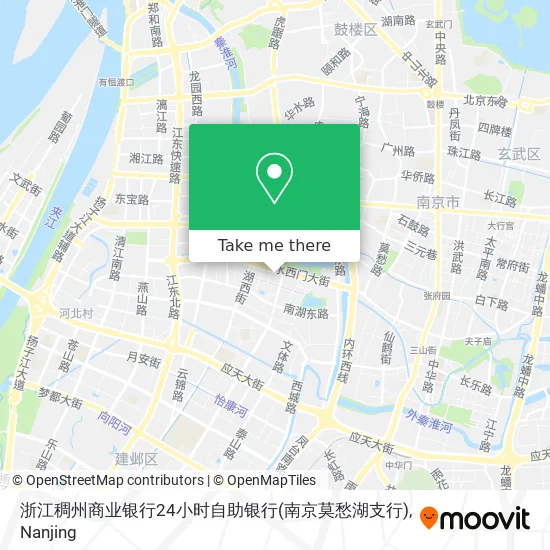 浙江稠州商业银行24小时自助银行(南京莫愁湖支行) map