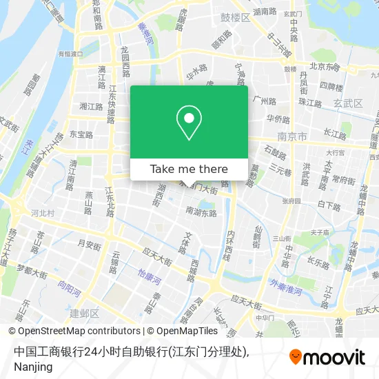 中国工商银行24小时自助银行(江东门分理处) map