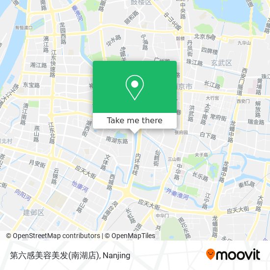 第六感美容美发(南湖店) map