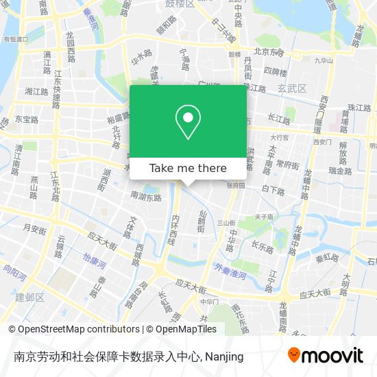 南京劳动和社会保障卡数据录入中心 map
