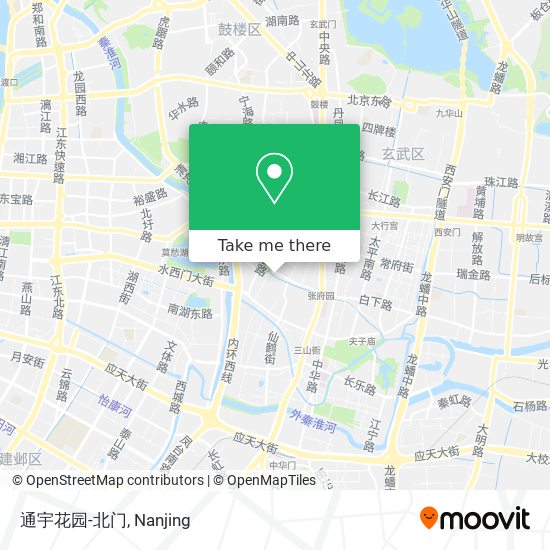 通宇花园-北门 map