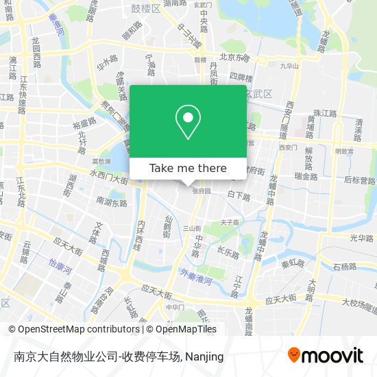 南京大自然物业公司-收费停车场 map