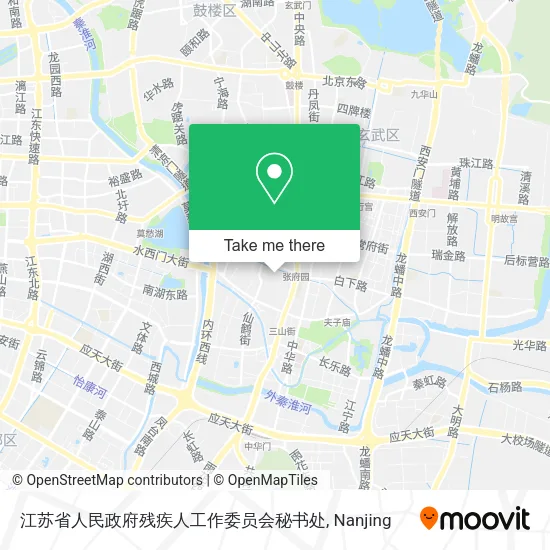 江苏省人民政府残疾人工作委员会秘书处 map