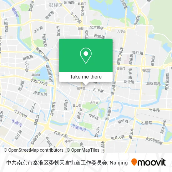 中共南京市秦淮区委朝天宫街道工作委员会 map