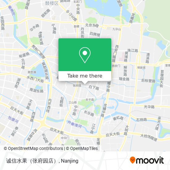 诚信水果（张府园店） map