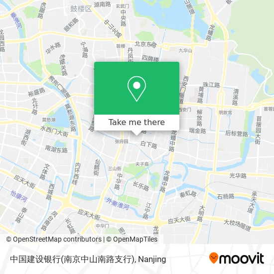 中国建设银行(南京中山南路支行) map