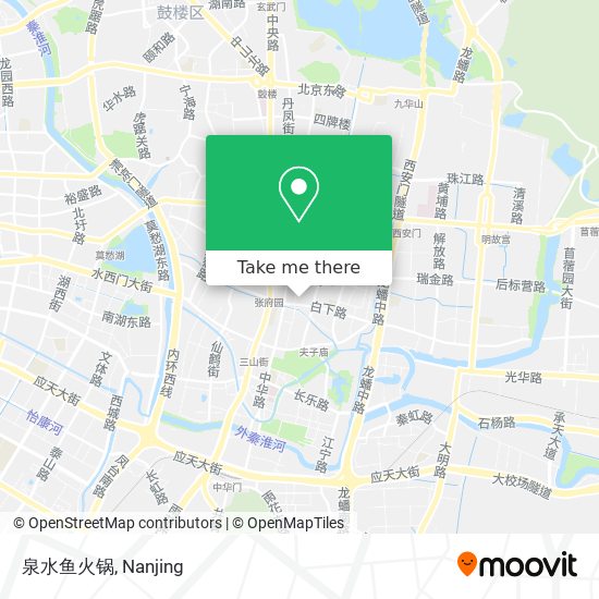 泉水鱼火锅 map