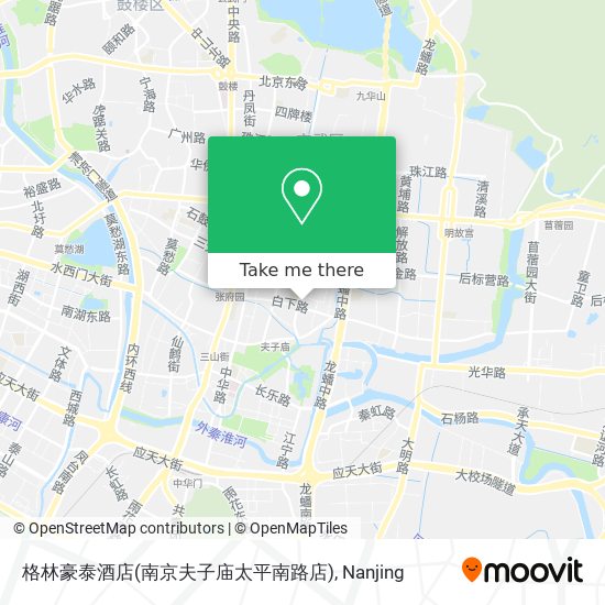 格林豪泰酒店(南京夫子庙太平南路店) map