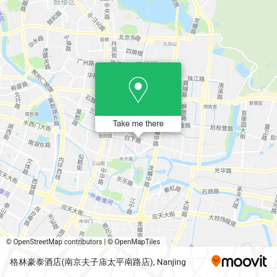 格林豪泰酒店(南京夫子庙太平南路店) map