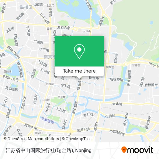 江苏省中山国际旅行社(瑞金路) map