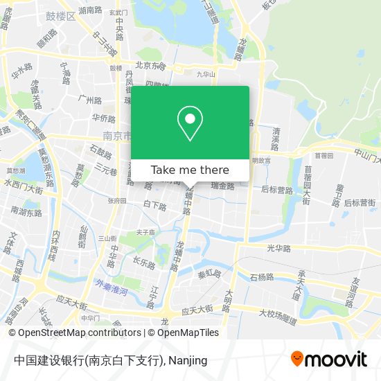 中国建设银行(南京白下支行) map