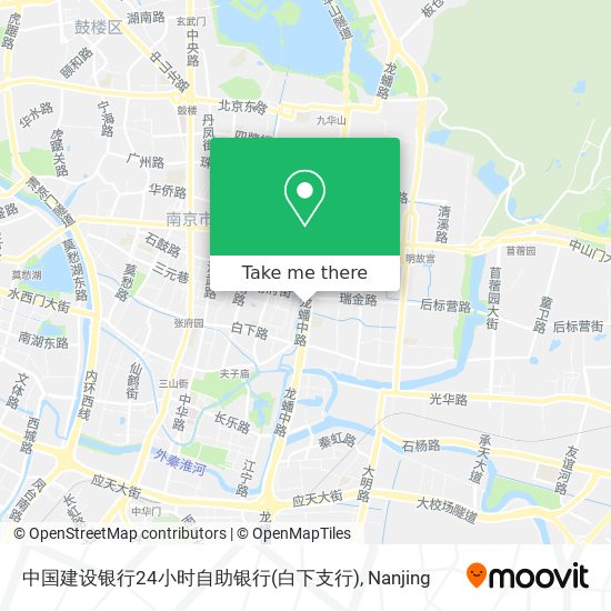 中国建设银行24小时自助银行(白下支行) map
