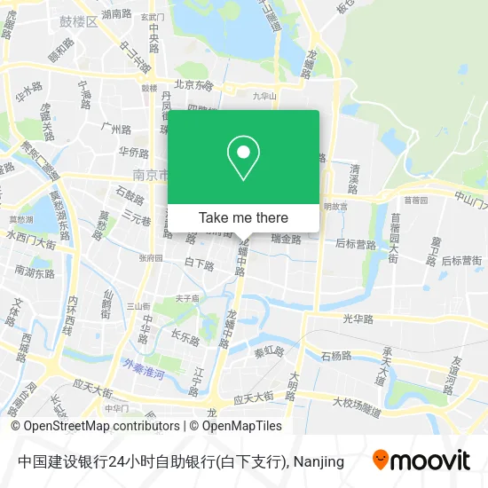 中国建设银行24小时自助银行(白下支行) map