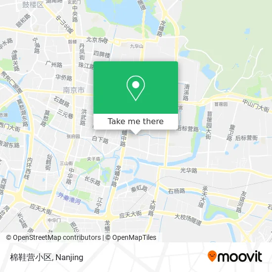 棉鞋营小区 map