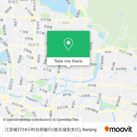 江苏银行24小时自助银行(南京城东支行) map