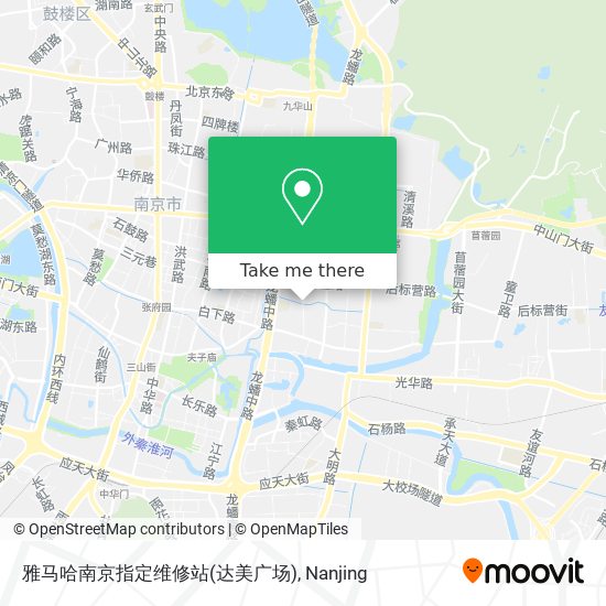 雅马哈南京指定维修站(达美广场) map
