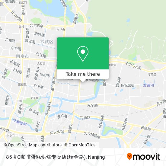 85度C咖啡蛋糕烘焙专卖店(瑞金路) map