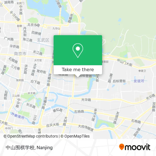 中山围棋学校 map