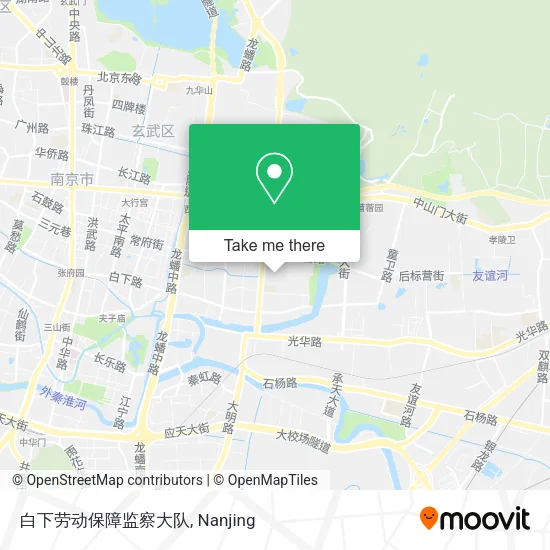 白下劳动保障监察大队 map