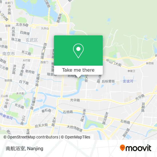 南航浴室 map