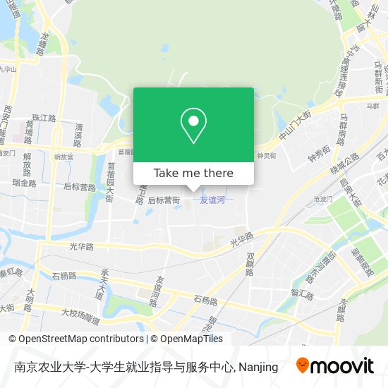 南京农业大学-大学生就业指导与服务中心 map