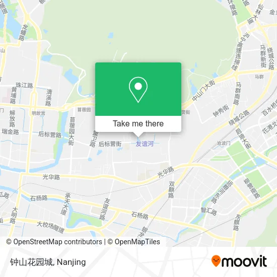 钟山花园城 map