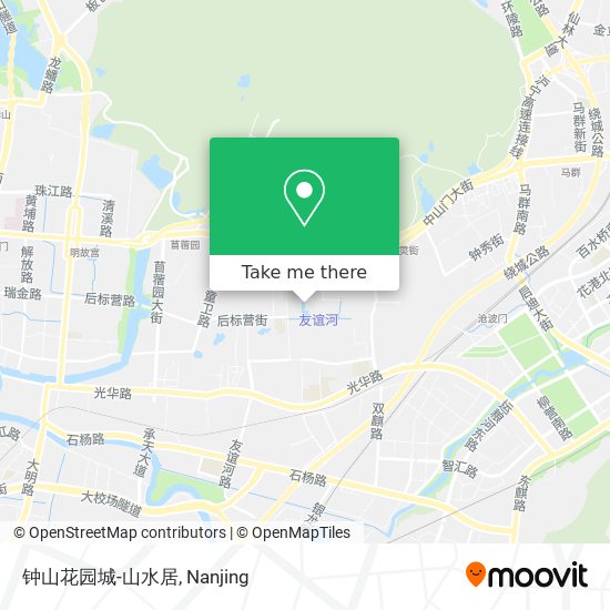 钟山花园城-山水居 map