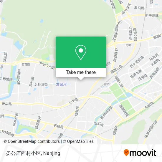晏公庙西村小区 map