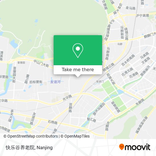 快乐谷养老院 map