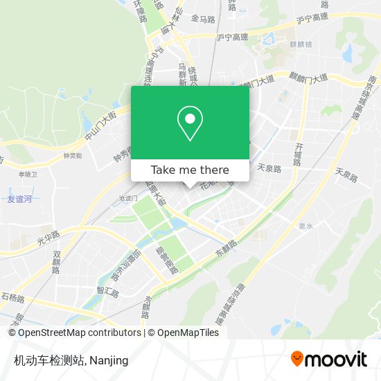 机动车检测站 map