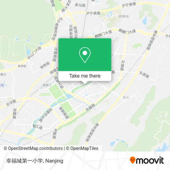 幸福城第一小学 map