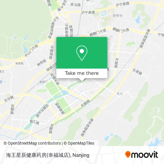 海王星辰健康药房(幸福城店) map