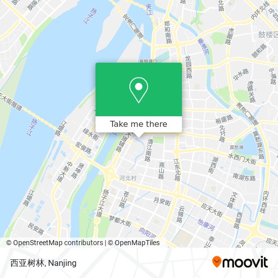 西亚树林 map