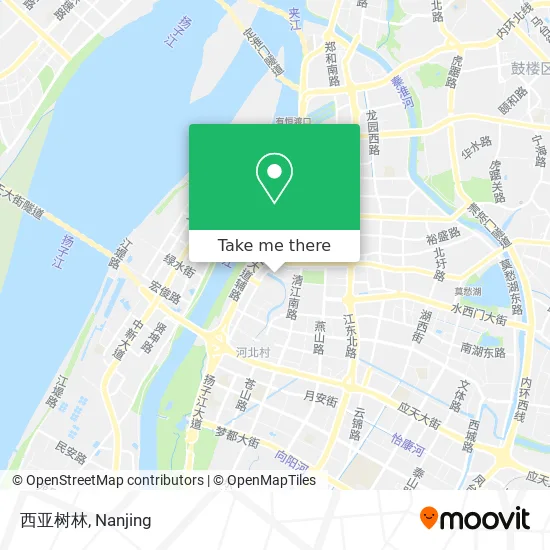 西亚树林 map