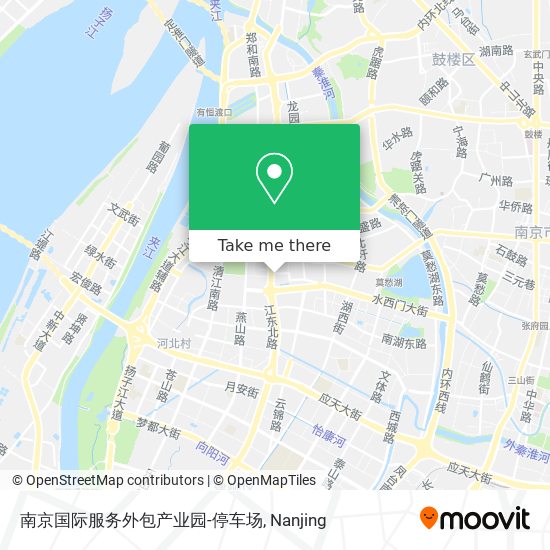 南京国际服务外包产业园-停车场 map
