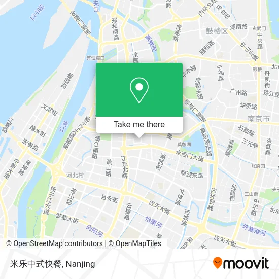 米乐中式快餐 map