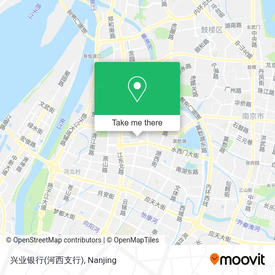 兴业银行(河西支行) map