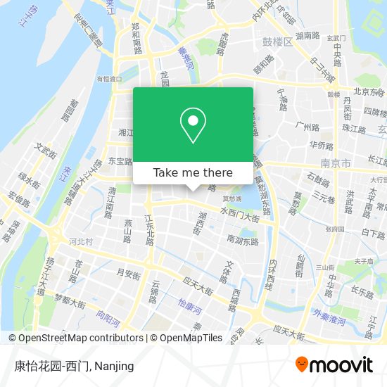 康怡花园-西门 map
