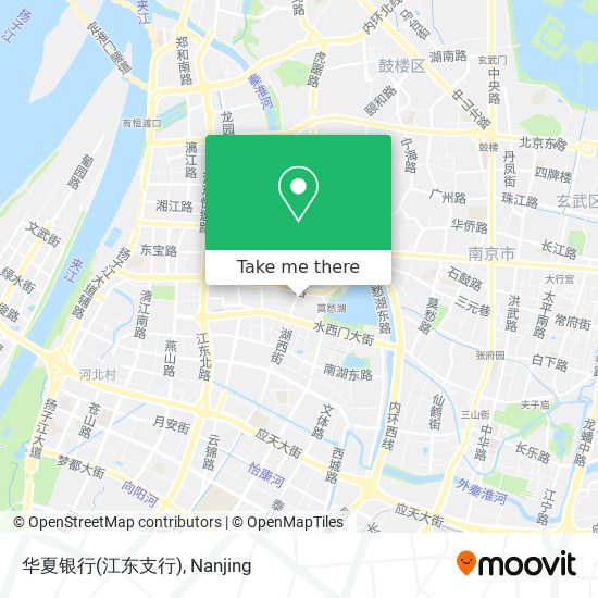 华夏银行(江东支行) map