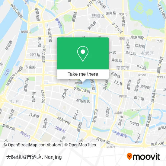 天际线城市酒店 map